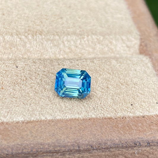 2.22 carat Teal Sapphire Unheated